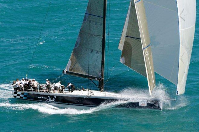 Peter Harburg’s 66-footer, Black Jack, will have Olympic Gold medallist Tom Slingsby aboard as tactician for next week’s Audi Hamilton Island Race Week ©  Andrea Francolini / Audi http://www.afrancolini.com